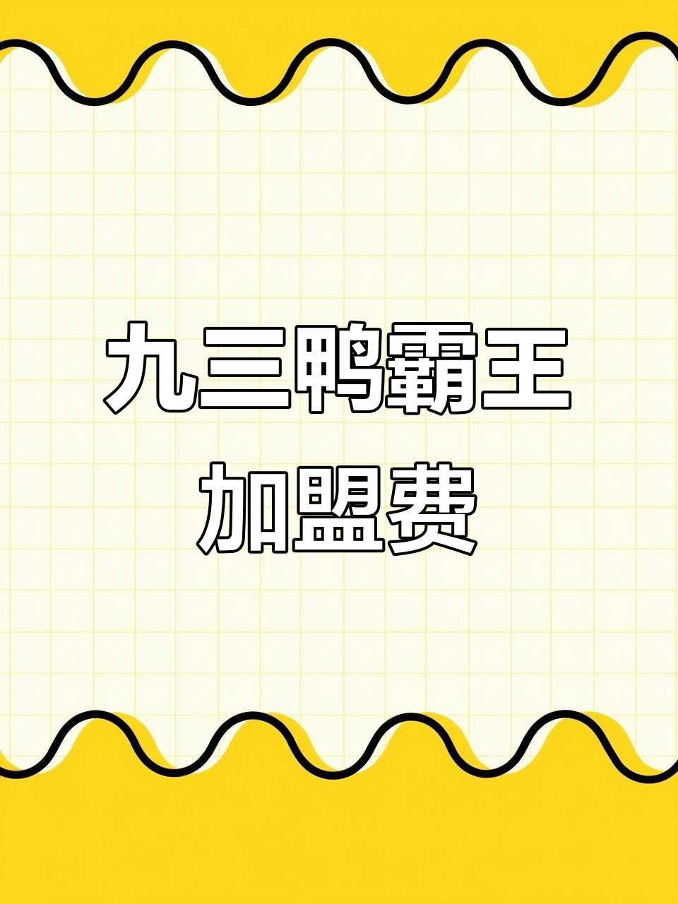 九三鸭霸王加盟费用及政策全解析