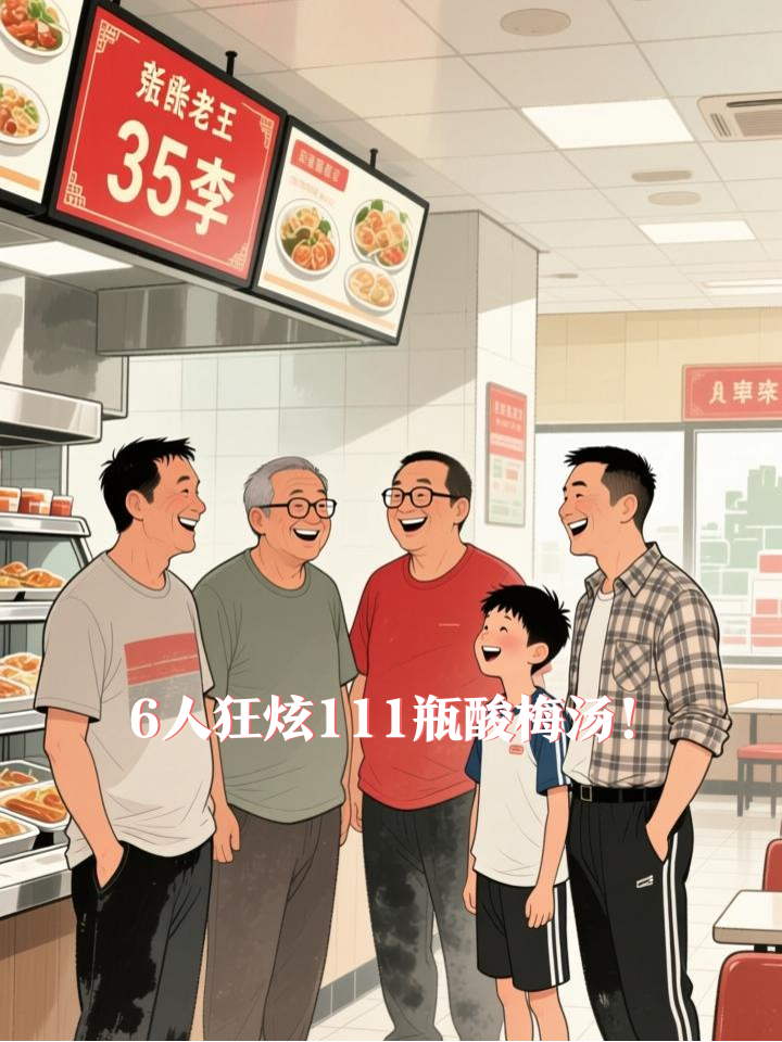 自助餐喝垮老板？6人组狂炫111瓶酸梅汤的真相！