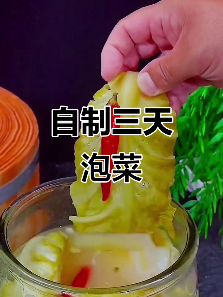 三天自制泡菜,简单又美味!
