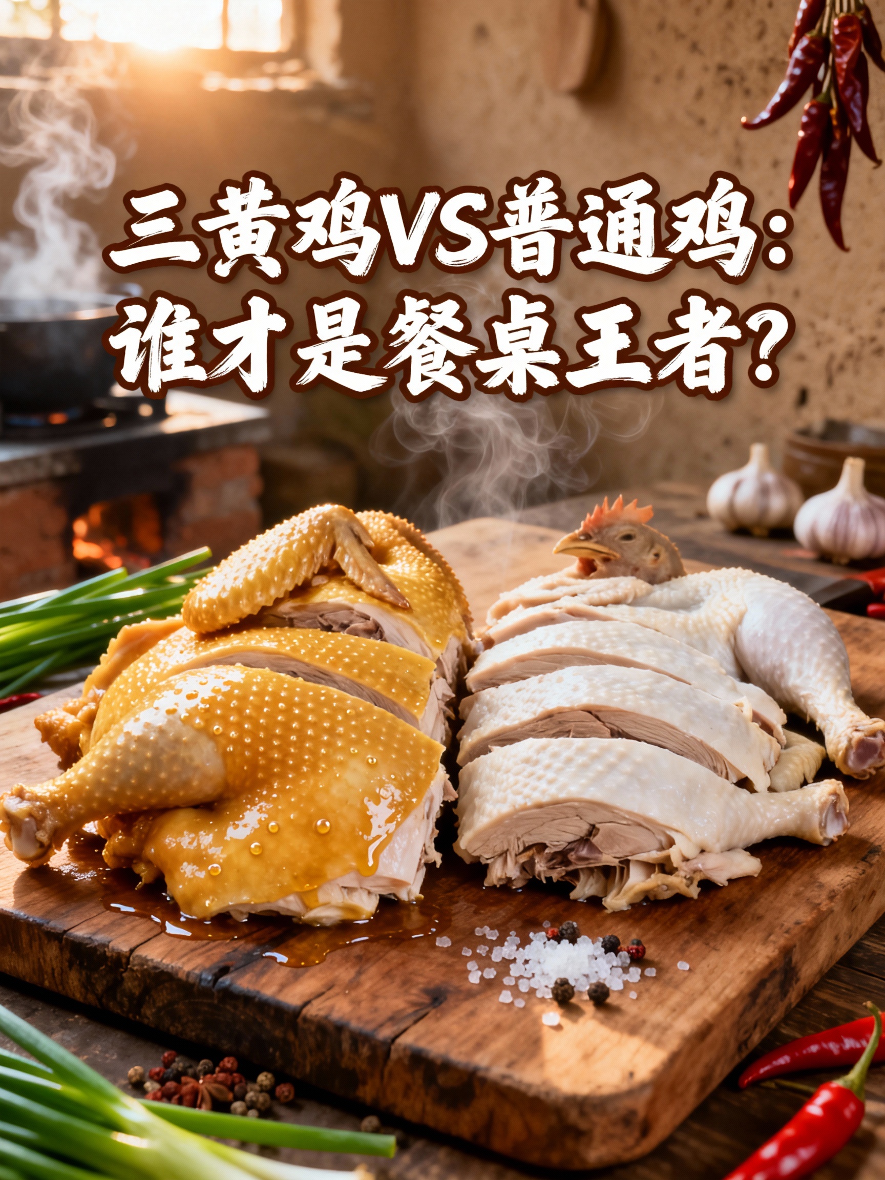 三黄鸡vs普通鸡：谁才是餐桌王者？