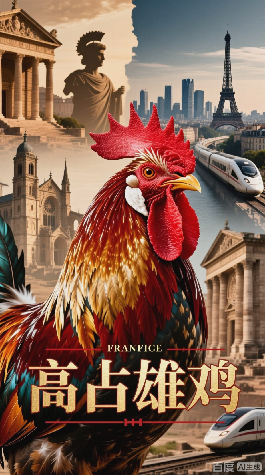 法国公鸡的独特魅力