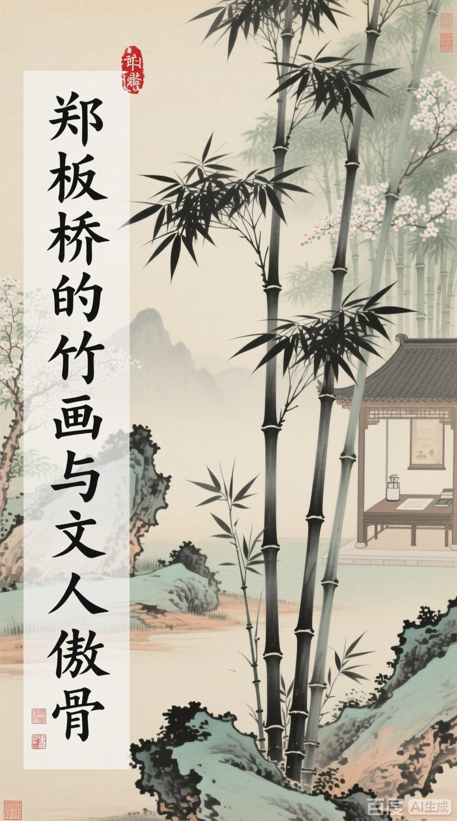 郑板桥画竹，文人傲骨之风