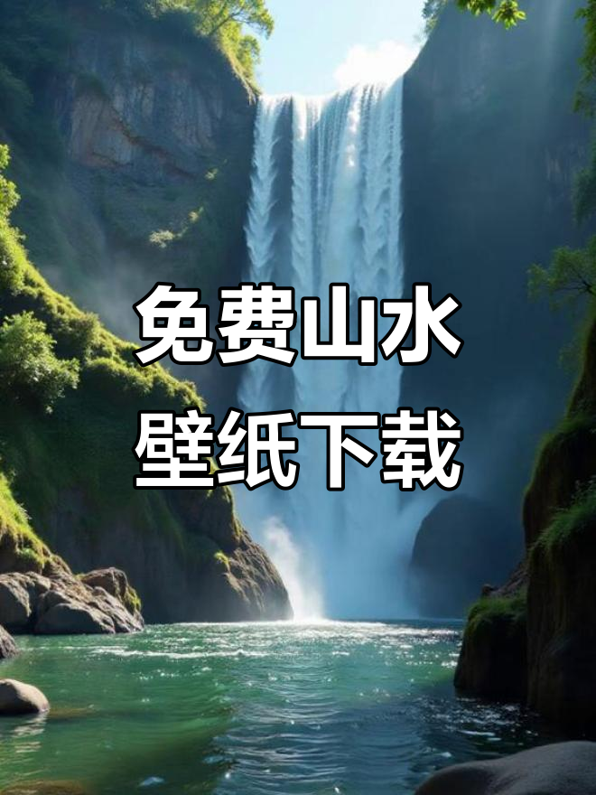 山水画般的峡谷风光,免费高清壁纸等你拿