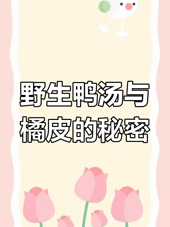 野生鸭子煲汤,橘子皮去毒,白红肠加无花果的独特风味
