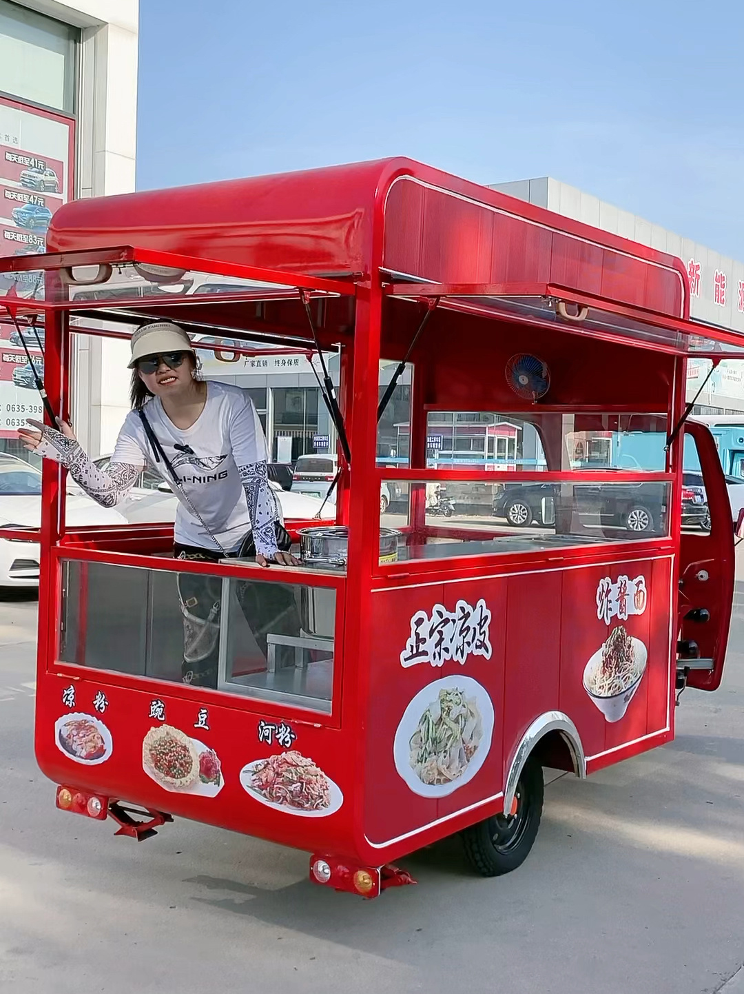 小三轮大事业8800摆摊创业炸串餐车小吃车