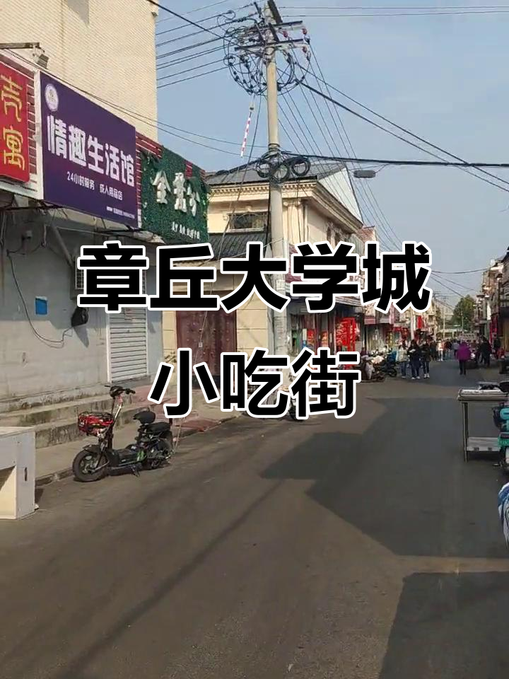 章丘大学城美食街:铁板鸭肠、炸串香气扑鼻,十元三十串超值美味