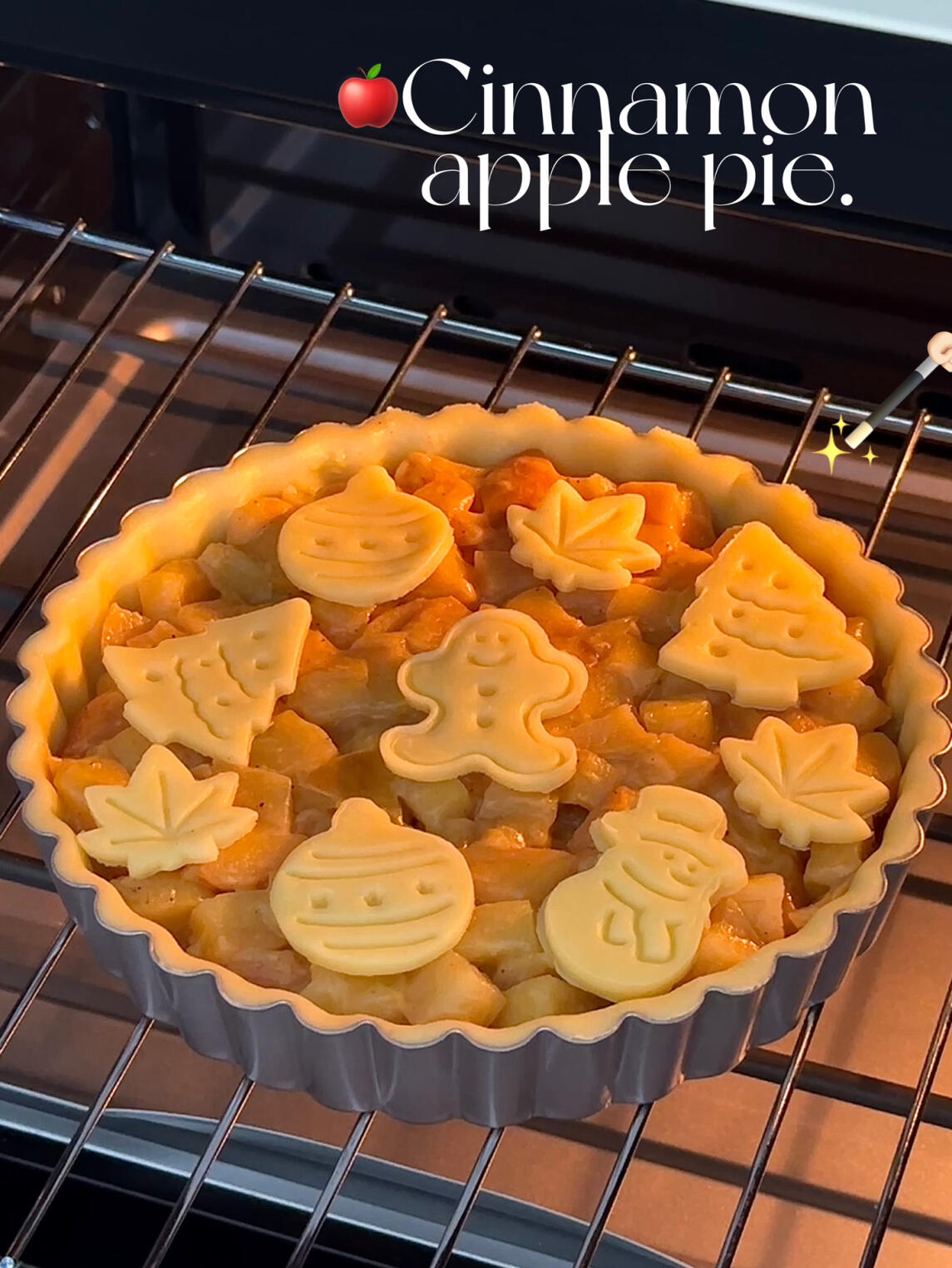 圣诞经典甜品肉桂苹果派原来辣么简单!