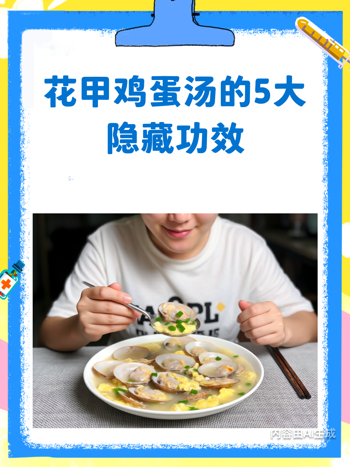 花甲鸡蛋汤的5个惊喜功效!
