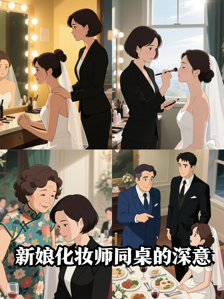 谁懂这一刻的含金量，婚宴座次表上，新娘把化妆师安排和自己一桌