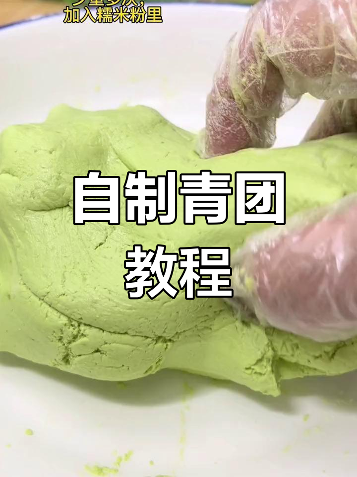 青团子制作全攻略,轻松学会做青汁
