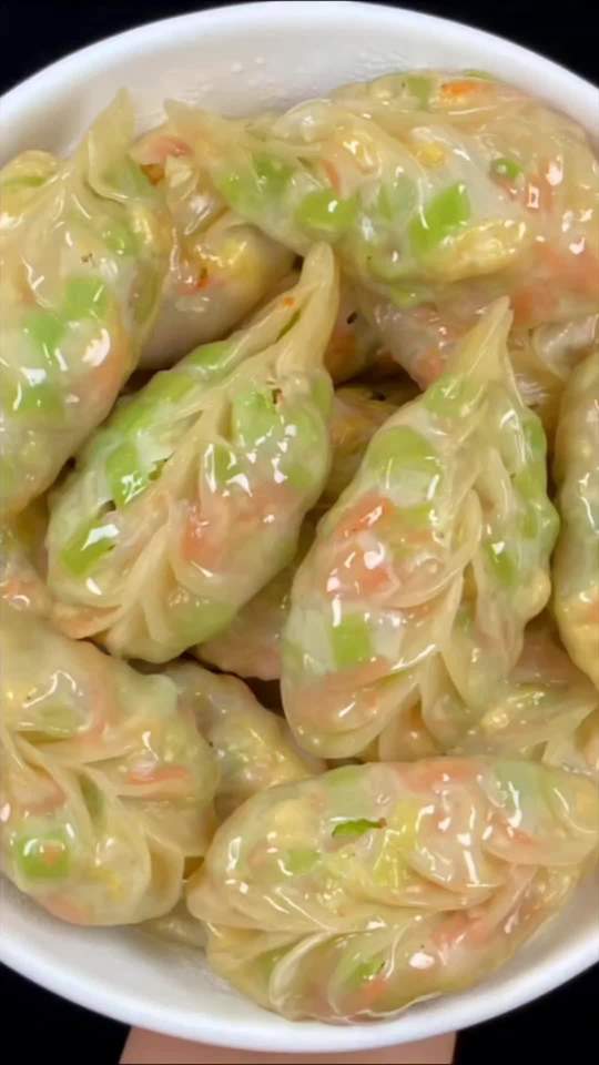 八种最好吃的素馅饺子，汤饺素饺都有