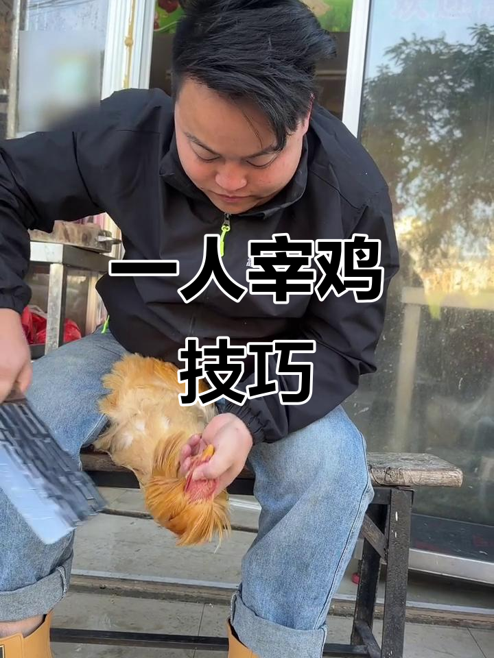 一个人也能轻松宰鸡,简单又安全