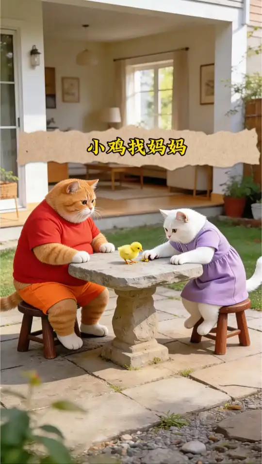 小鸡崽找妈妈爸爸