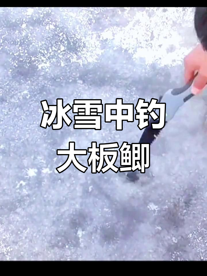 冰窟窿里钓大鲫,钓鱼才是抖音最火运动