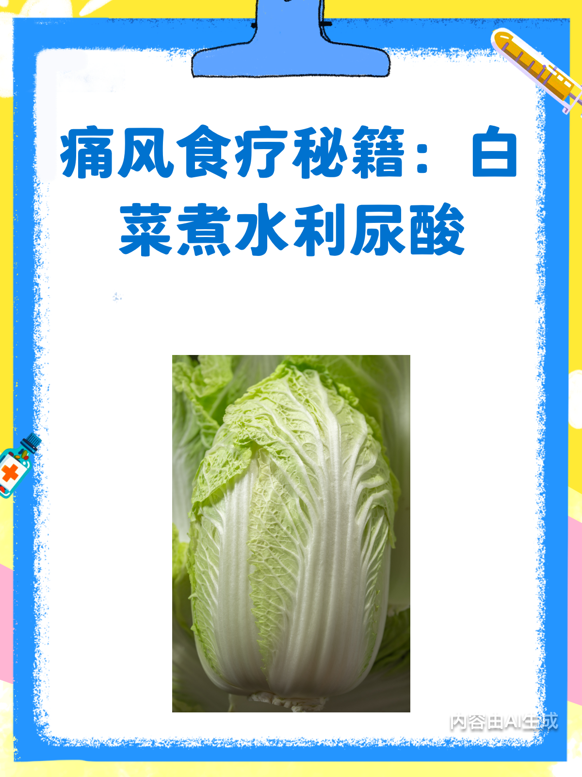 痛风救星来啦!白菜煮水,轻松利尿酸