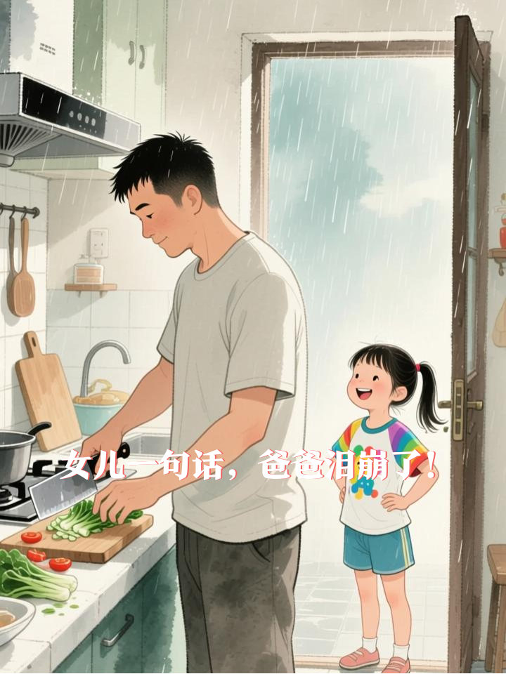 5岁女儿偷偷给爸爸准备了惊喜，结局太意外了！