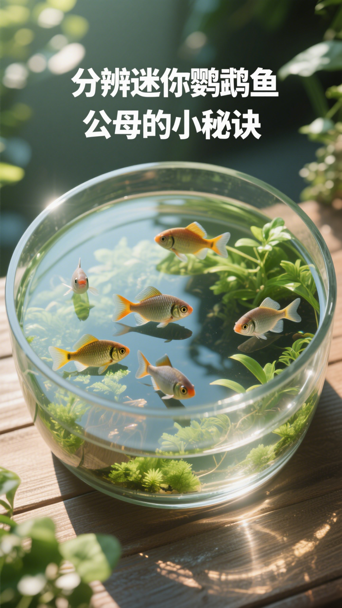 分辨迷你鹦鹉鱼公母的小秘诀