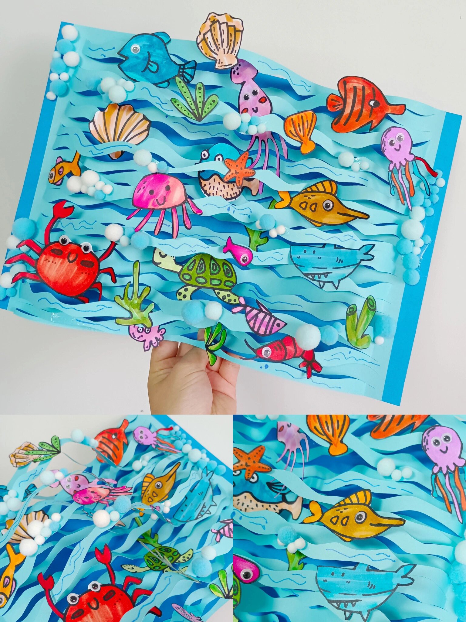 海底总动员 各种各样的海洋动物|创意美术