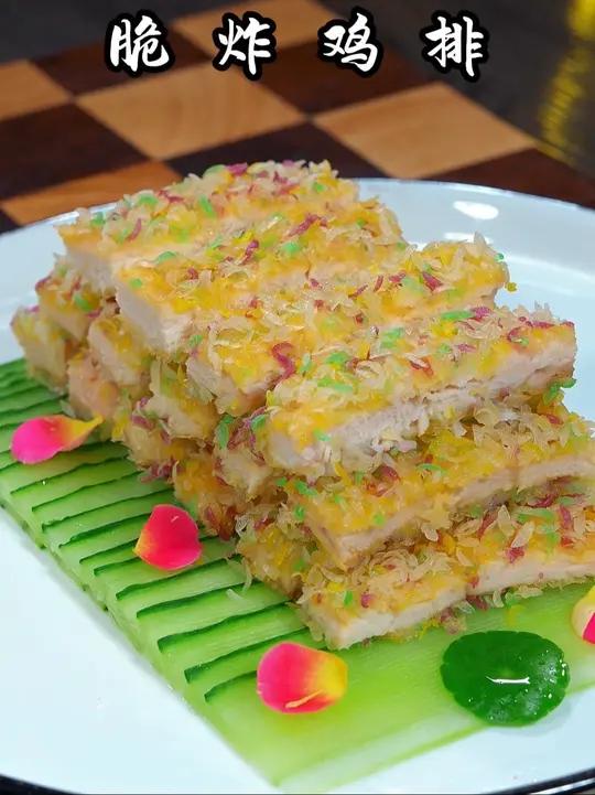 嘎嘣脆!用星星糠炸的鸡排比买外面卖的鸡排好吃多了