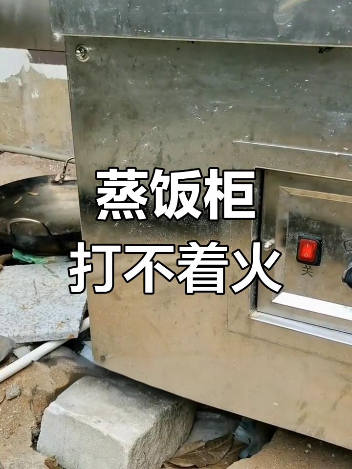 燃气蒸饭柜不通电,脉冲点火器故障修复