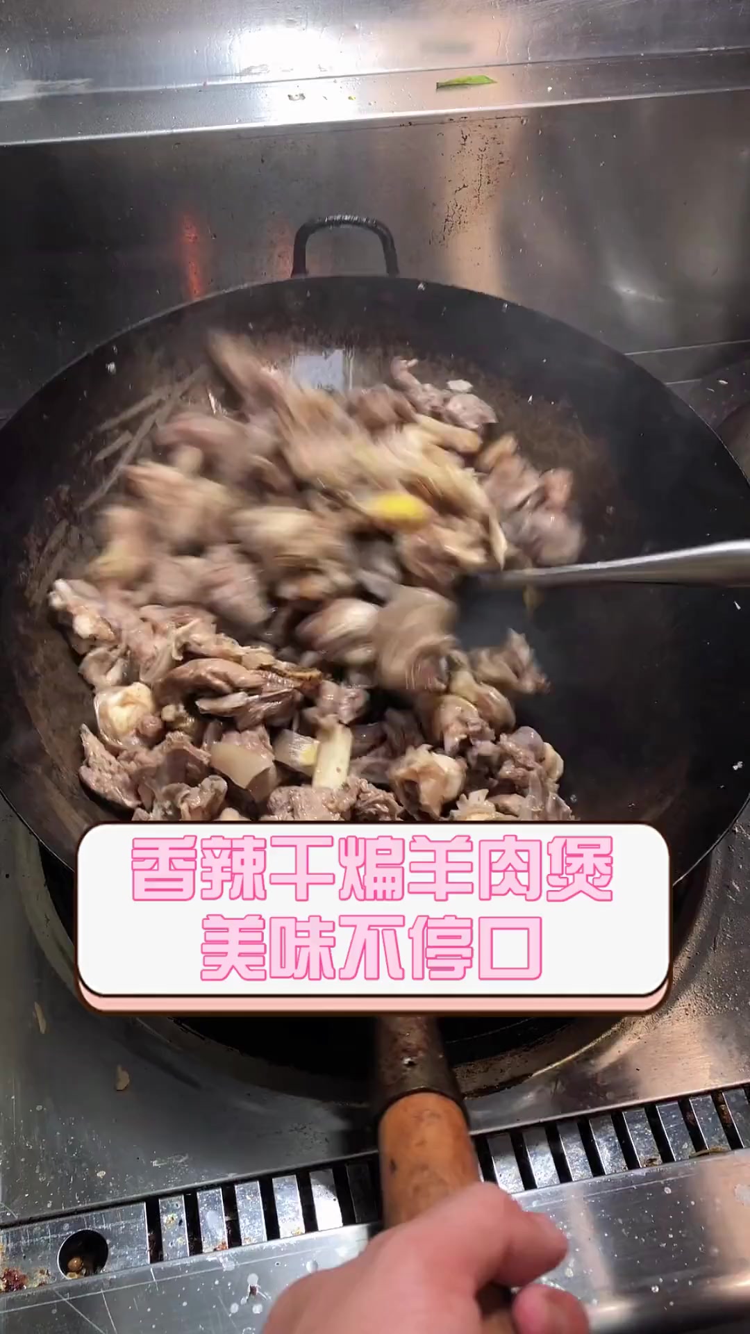 香辣干煸羊肉煲,美味不停口