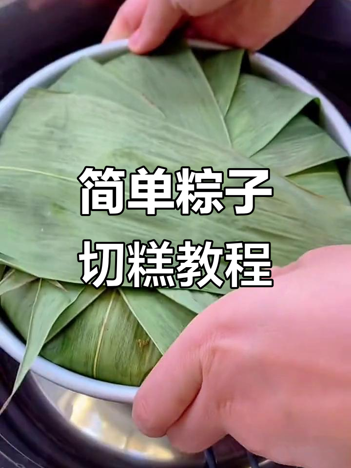端午节粽子新做法,轻松学会包切糕,软糯香甜超好吃