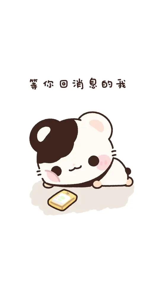 等你回消息的我 boboki可爱视频闺蜜情侣可爱头像
