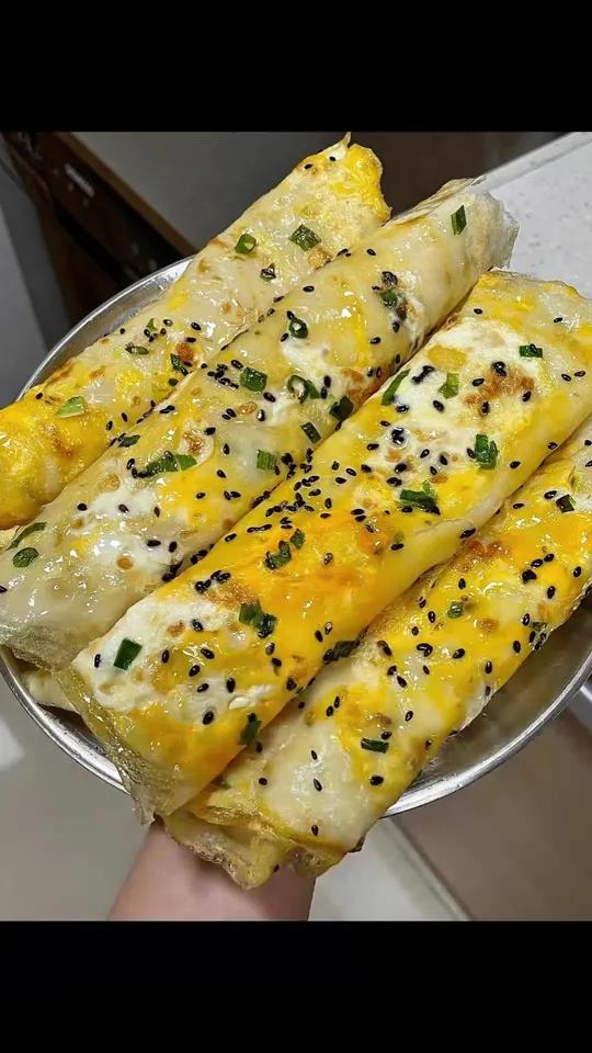 巨巨巨好吃的早餐饼，香迷糊了！