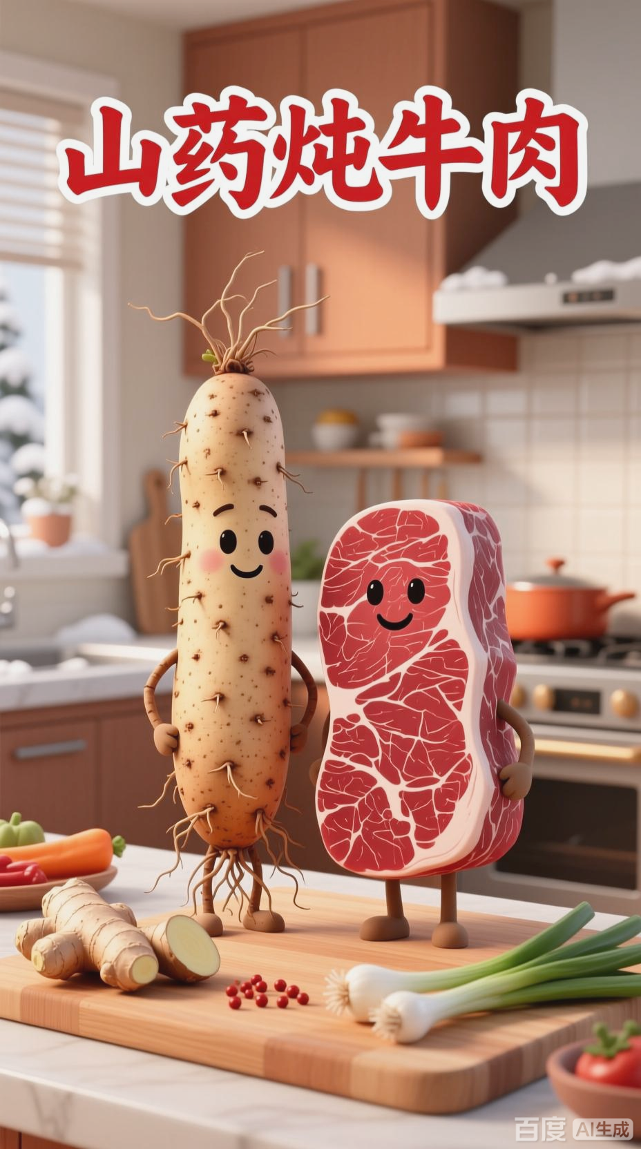 山药炖牛肉,温补强体质