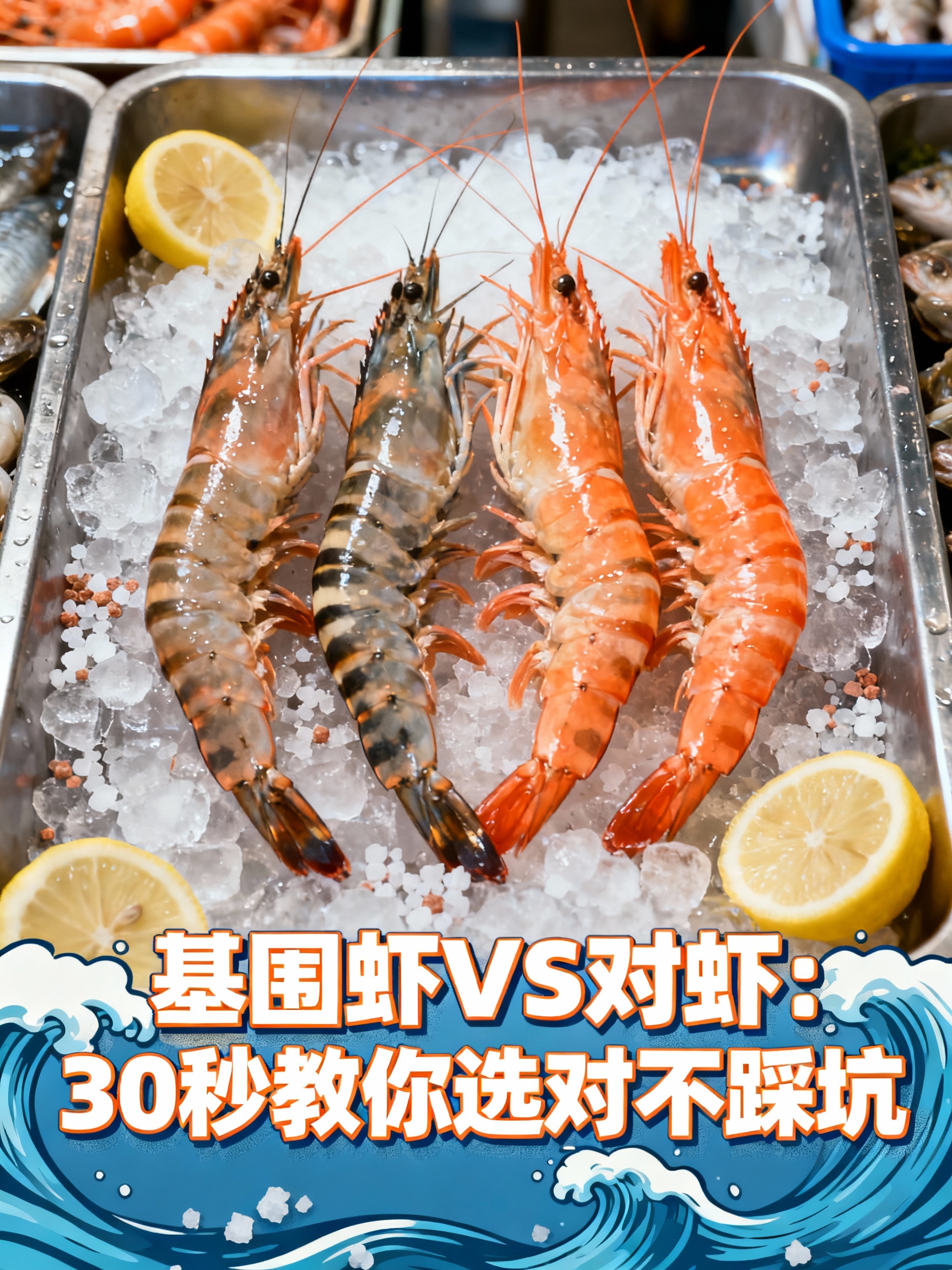 基围虾VS对虾:30秒教你选对不踩坑