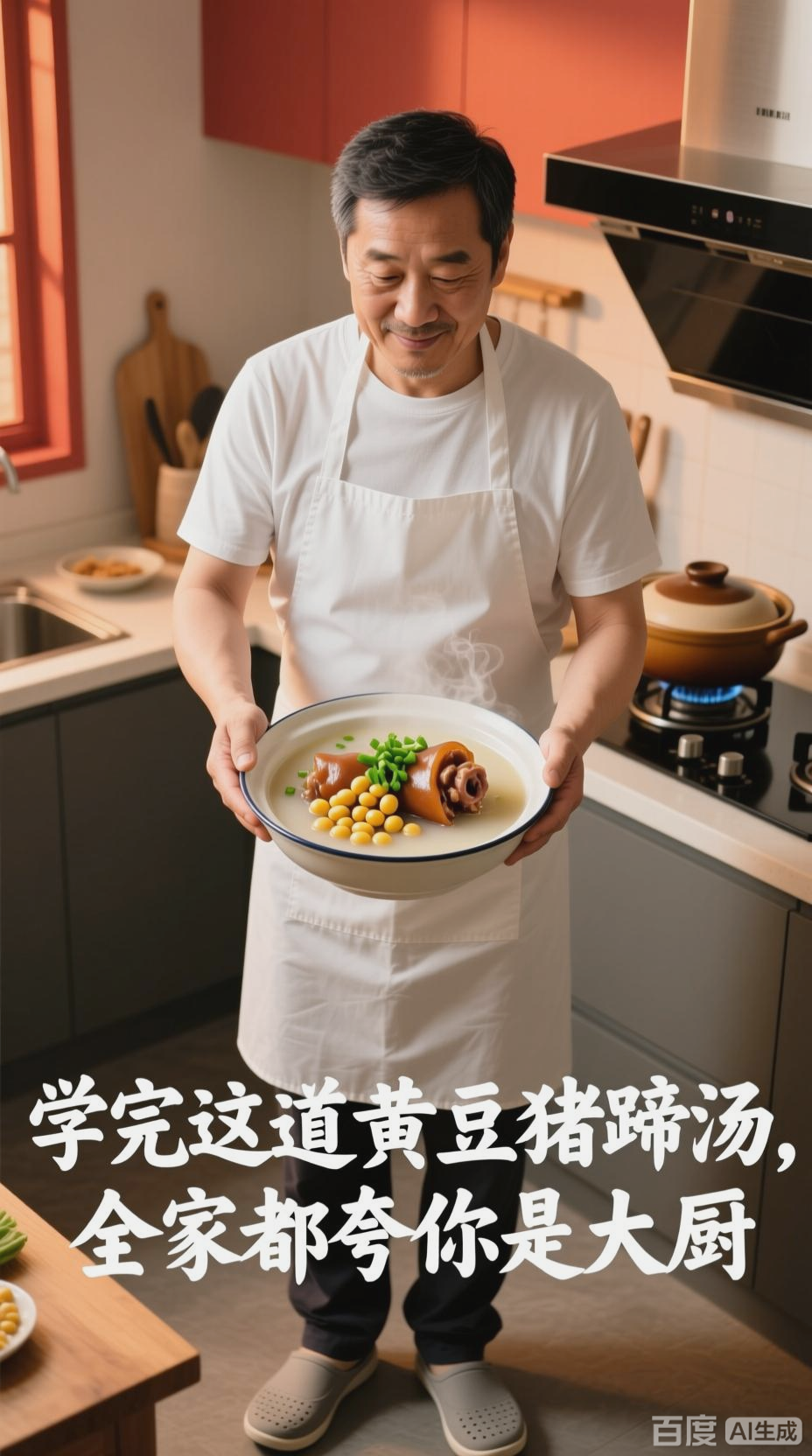 黄豆猪蹄汤，滋补美味两不误
