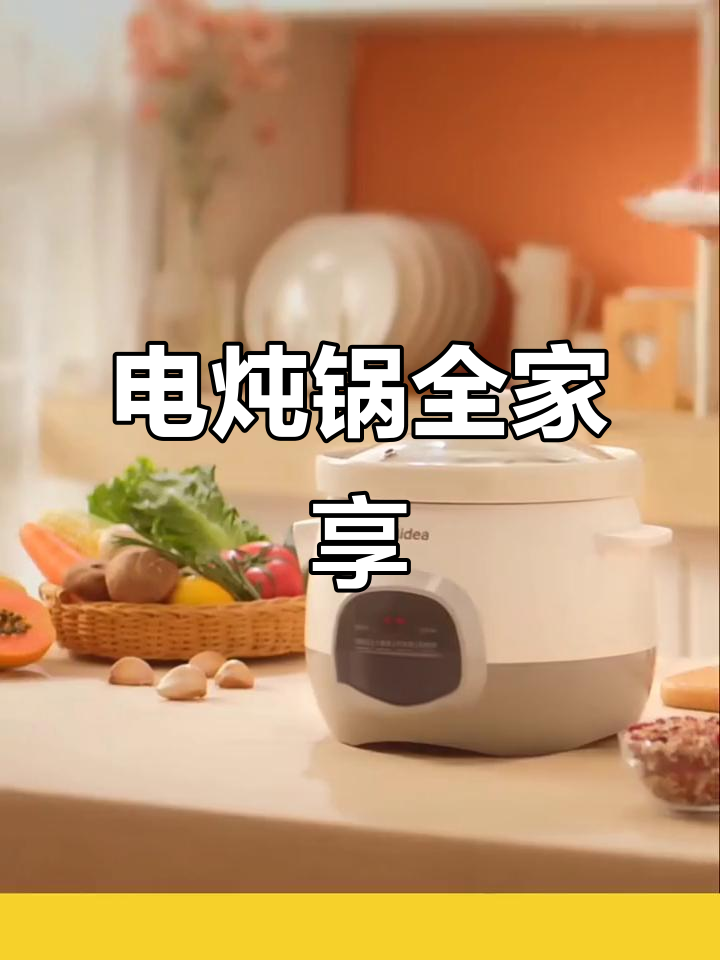 美的3升电炖锅,煲汤砂锅一体,家用方便又实用