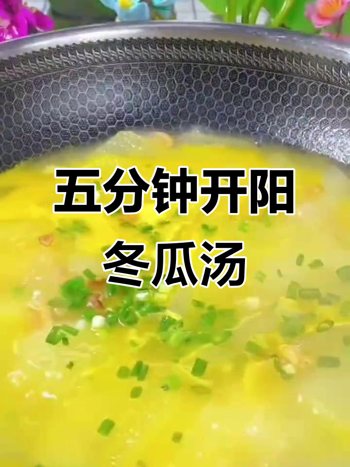 简单又好吃的开阳冬瓜汤,五分钟搞定!