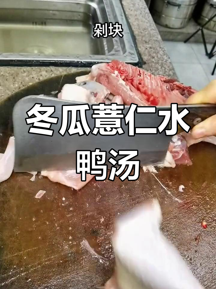 冬瓜薏仁水鸭汤,鲜美又营养,简单做法让你轻松享受