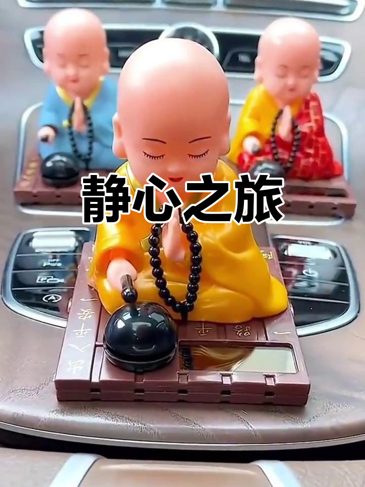 小和尚敲木鱼,光影中静心开车,美景令人陶醉