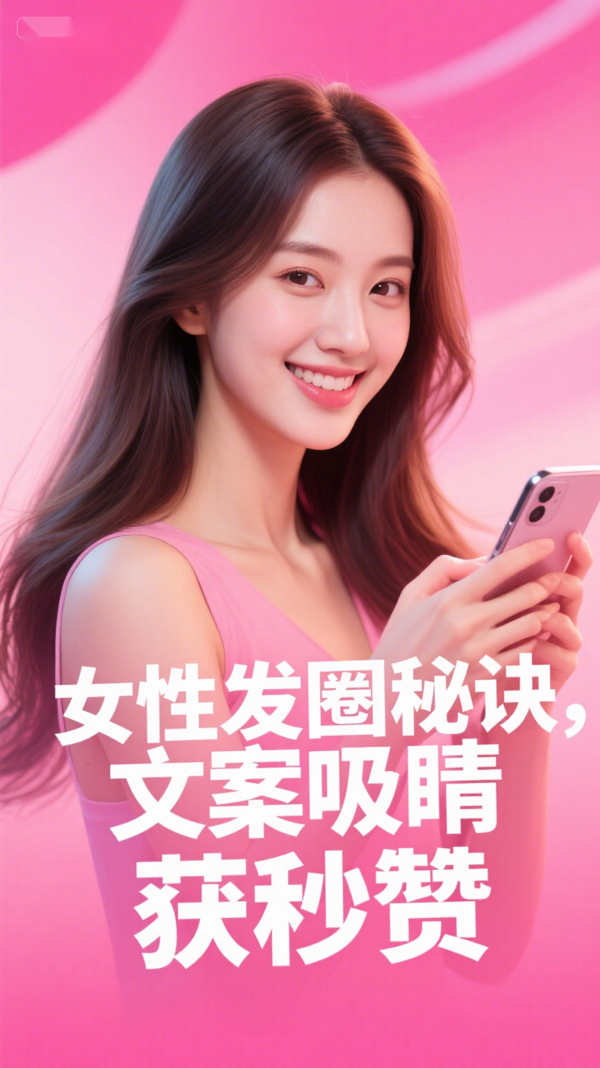 女性发圈秘诀,文案吸睛获秒赞