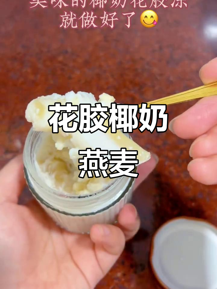 椰奶燕麦花胶,滋补美容新体验