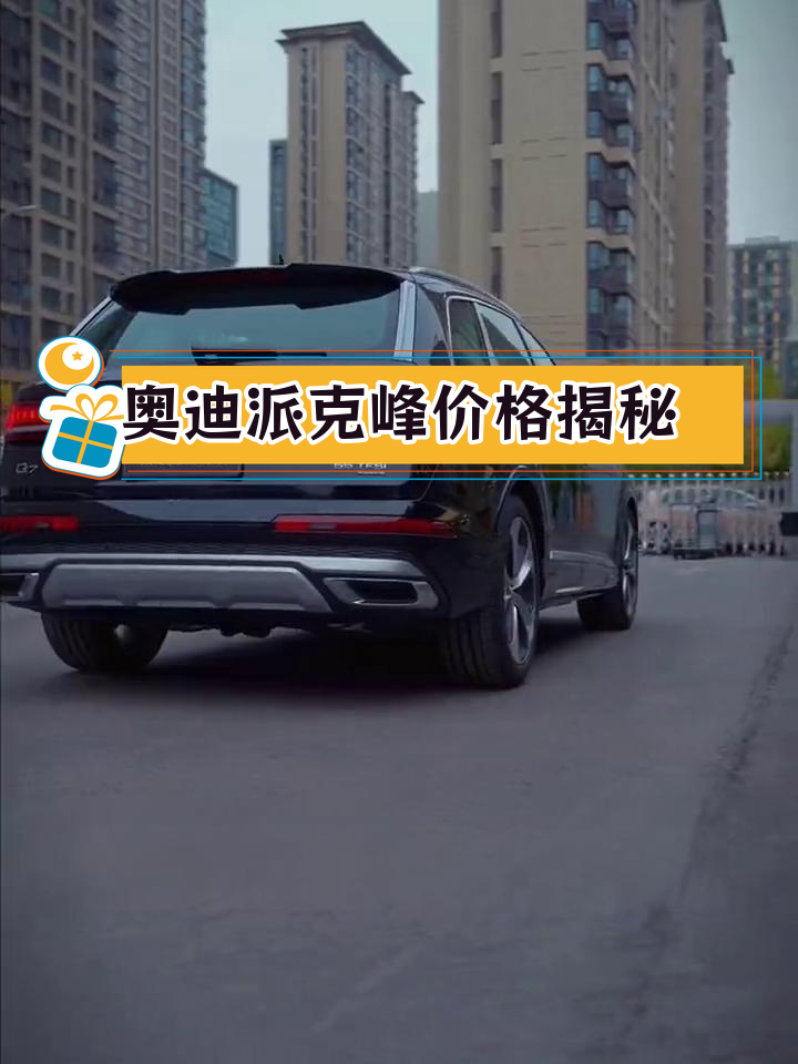 奥迪派克峰2024款落地价曝光,高达百万