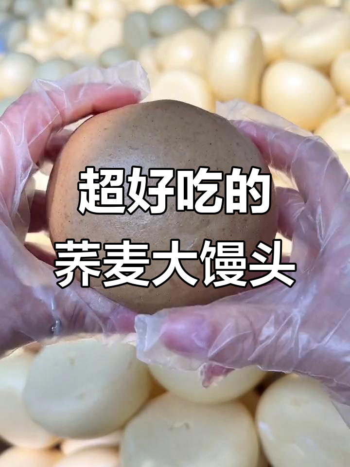 荞麦馒头比全麦面包更香,劲道十足!