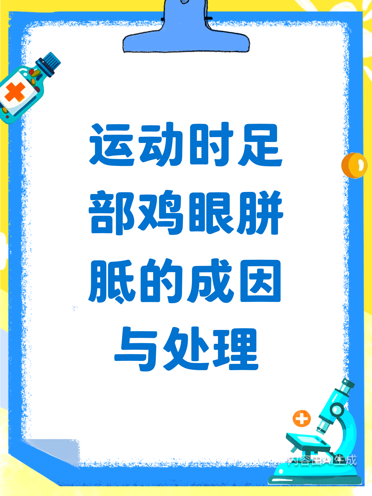 运动时足部长鸡眼和胼胝?看这篇就够了!
