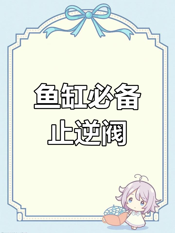 鱼缸止逆阀的重要性与选购指南