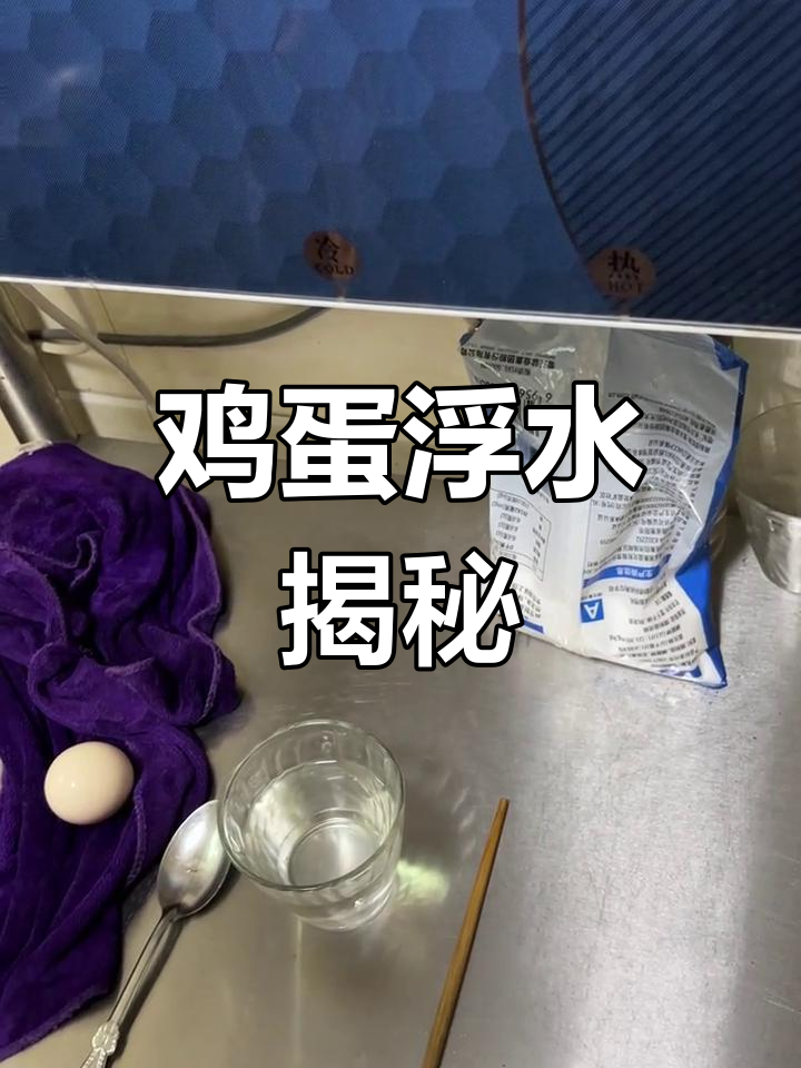 鸡蛋在水里浮起来了,快来看看这个神奇的科学实验!