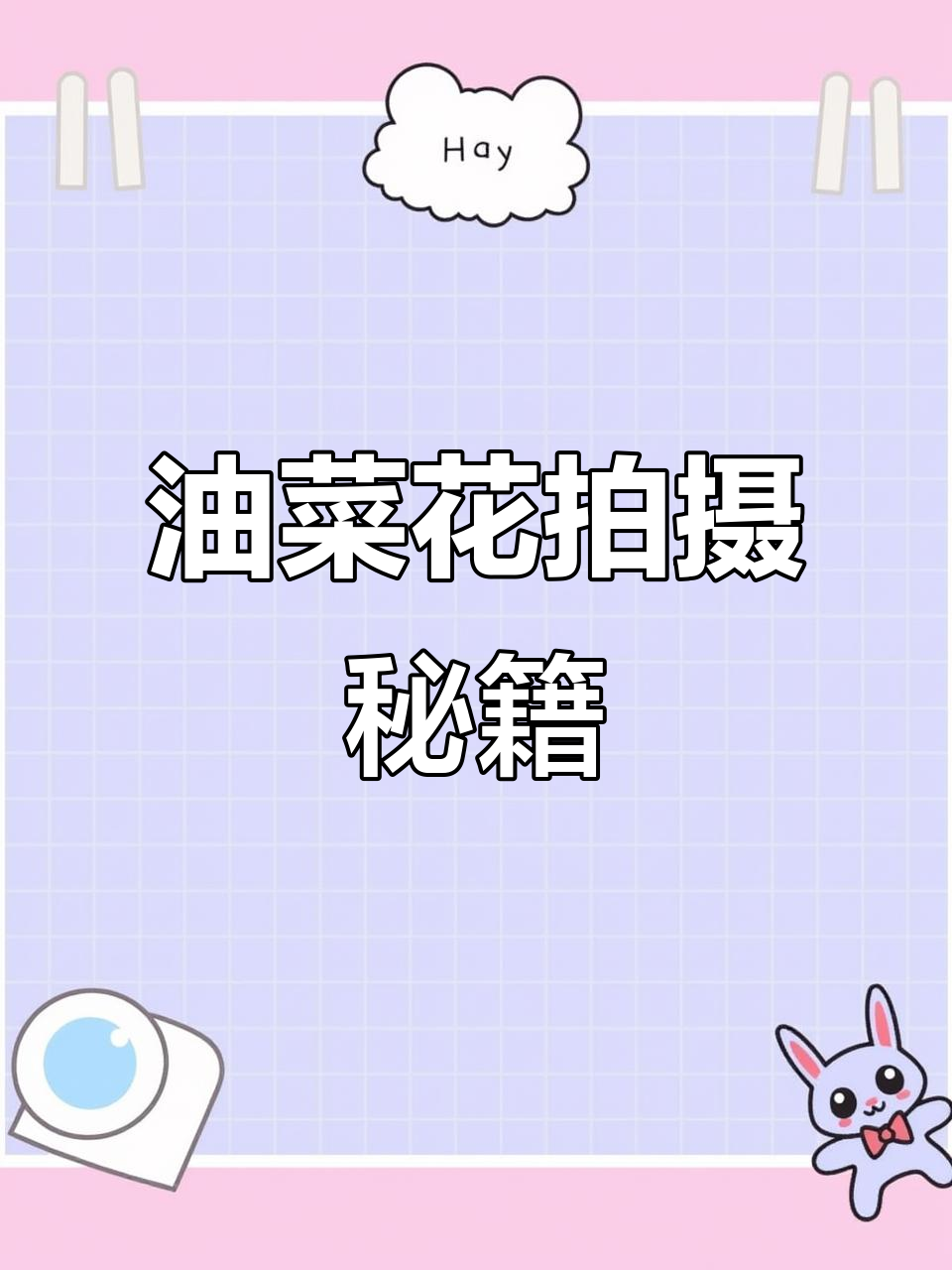 油菜花拍照技巧,摄影师教你如何摆出自然又吸引人的姿势!