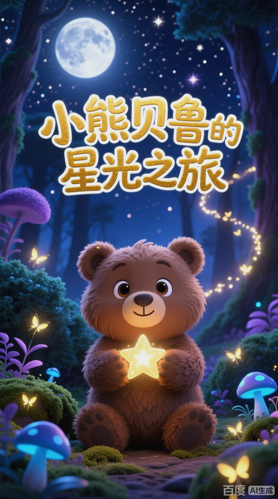 小熊贝鲁与小星星的奇妙之旅