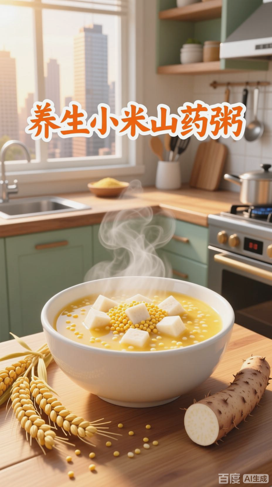 小米山药粥，养生新选择