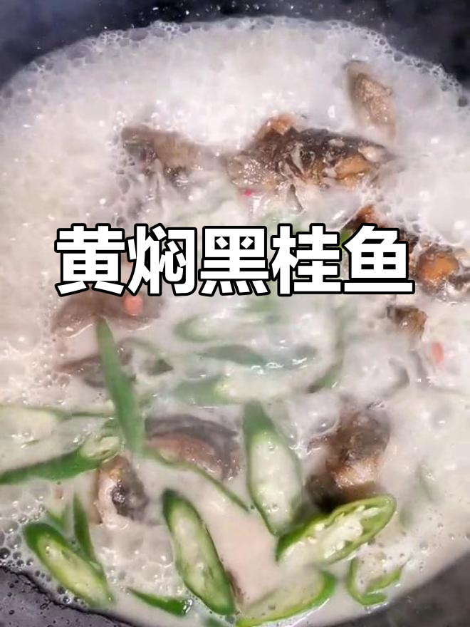 黑桂鱼黄焖做法,汤汁浓郁香辣可口