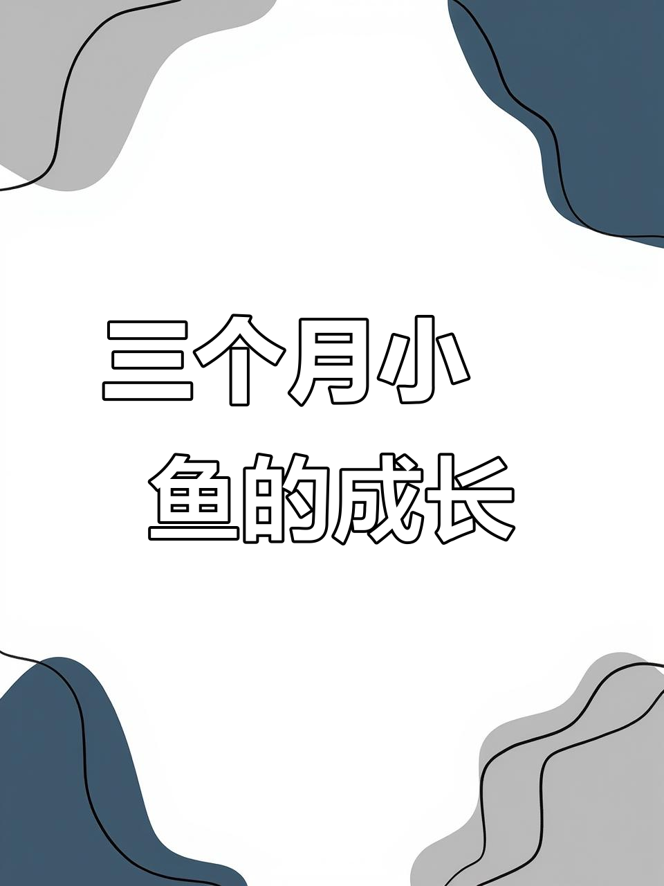 小魟鱼三个月,成长迅速,黑白斑点更可爱
