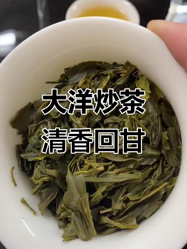揭西大洋炒茶,香气扑鼻回甘强,实惠又好喝