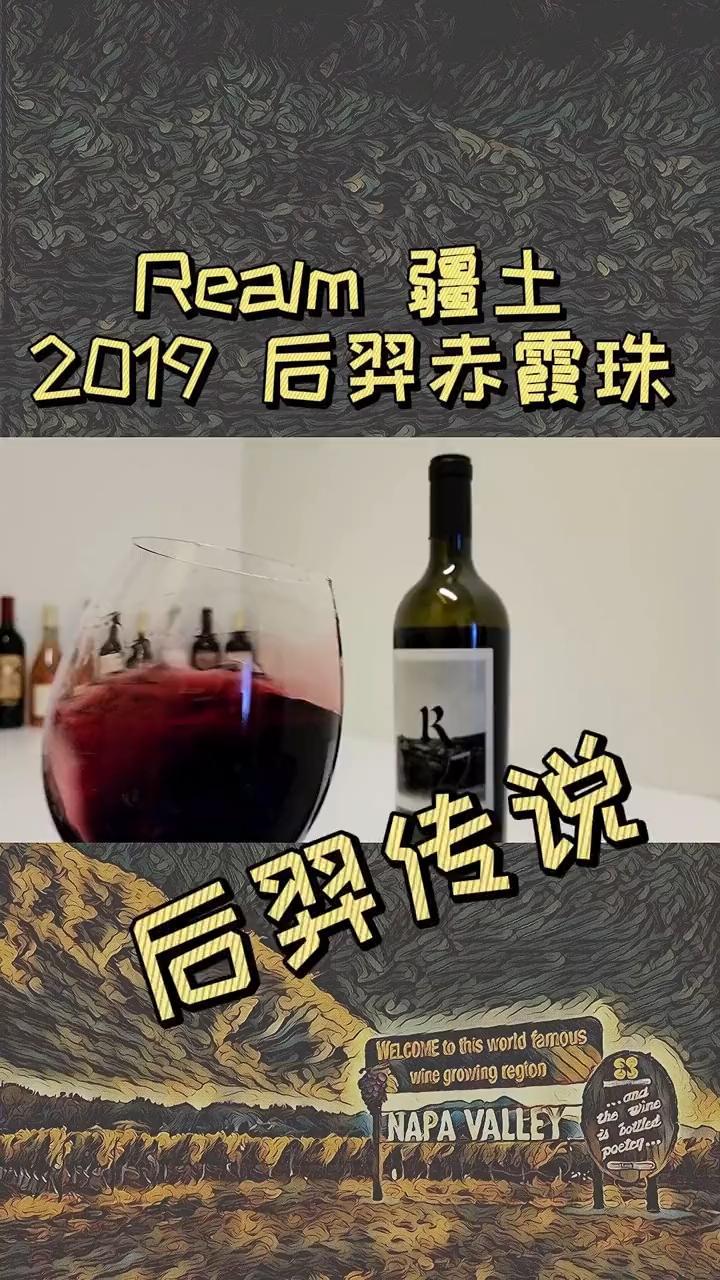 纳帕谷 Realm 疆土酒庄 2019 后羿赤霞珠葡萄酒 纳帕 纳帕谷 葡萄酒