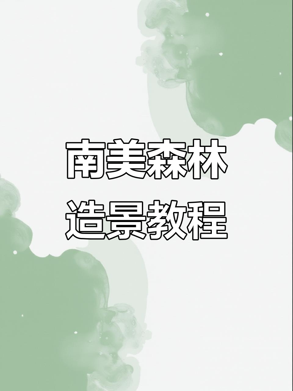 打造南美森林风格鱼缸，模拟自然栖息地